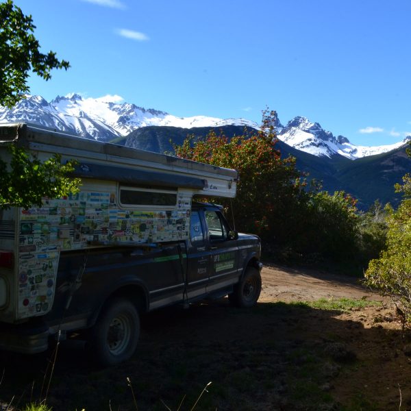 Camping para casas rodantes en la Carretera Austral Patagonia